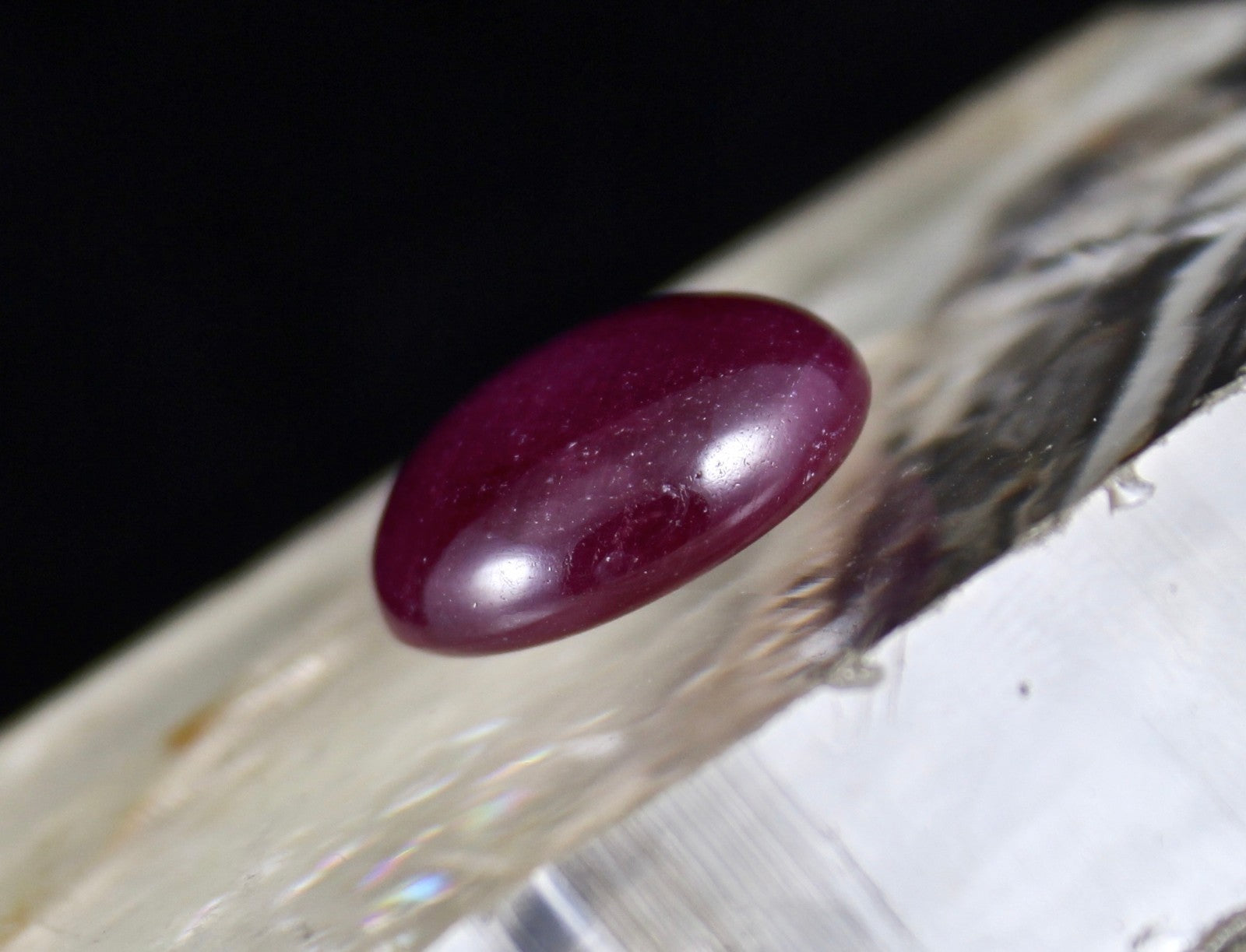 Certified Natural Ruby Round Cabochon 33 Ct Gemstone For Pendant Ring Design