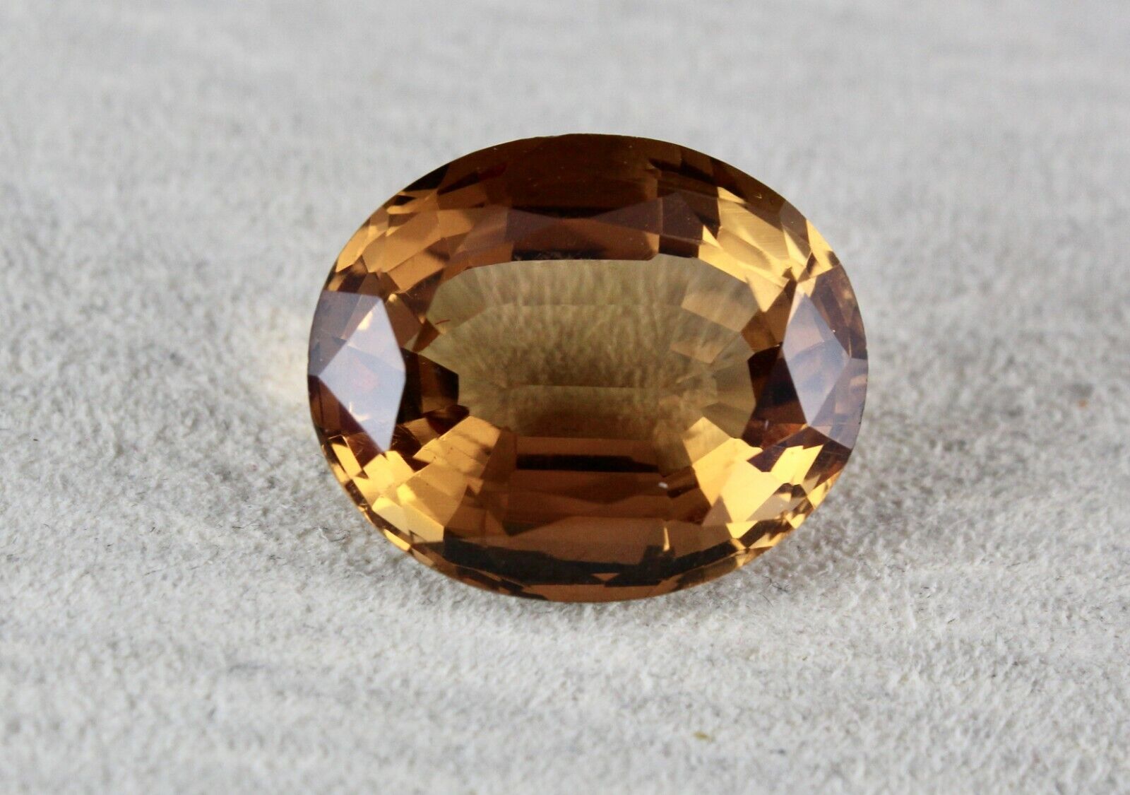 NATURAL CITRINE GOLDEN TOPAZ OVAL CUT 22X20 MM 34.35 CARAT GEMSTONE PENDANT RING