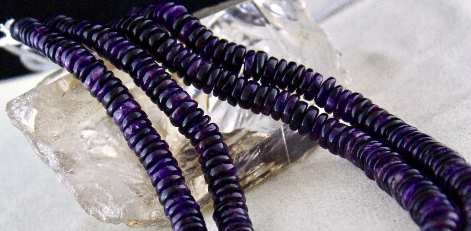 FINE NATURAL DARK AMETHYST BEADS BUTTON 2 LINE 781 CTS GEMSTONE FASHION NECKLACE