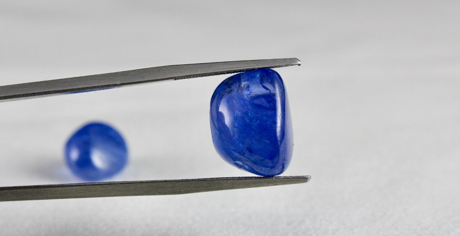 Certified Blue Sapphire Loose Natural 34.83 Ct Cabochon Pair Earrings