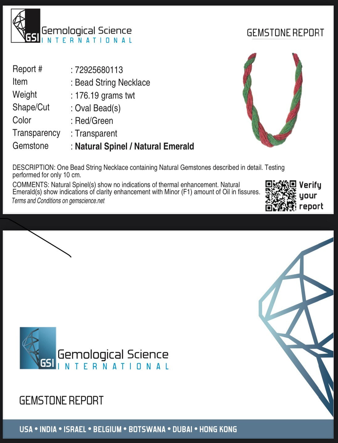 Certified Natural Emerald Spinel 859 Ct Beads Gemstone Cocktail Necklace