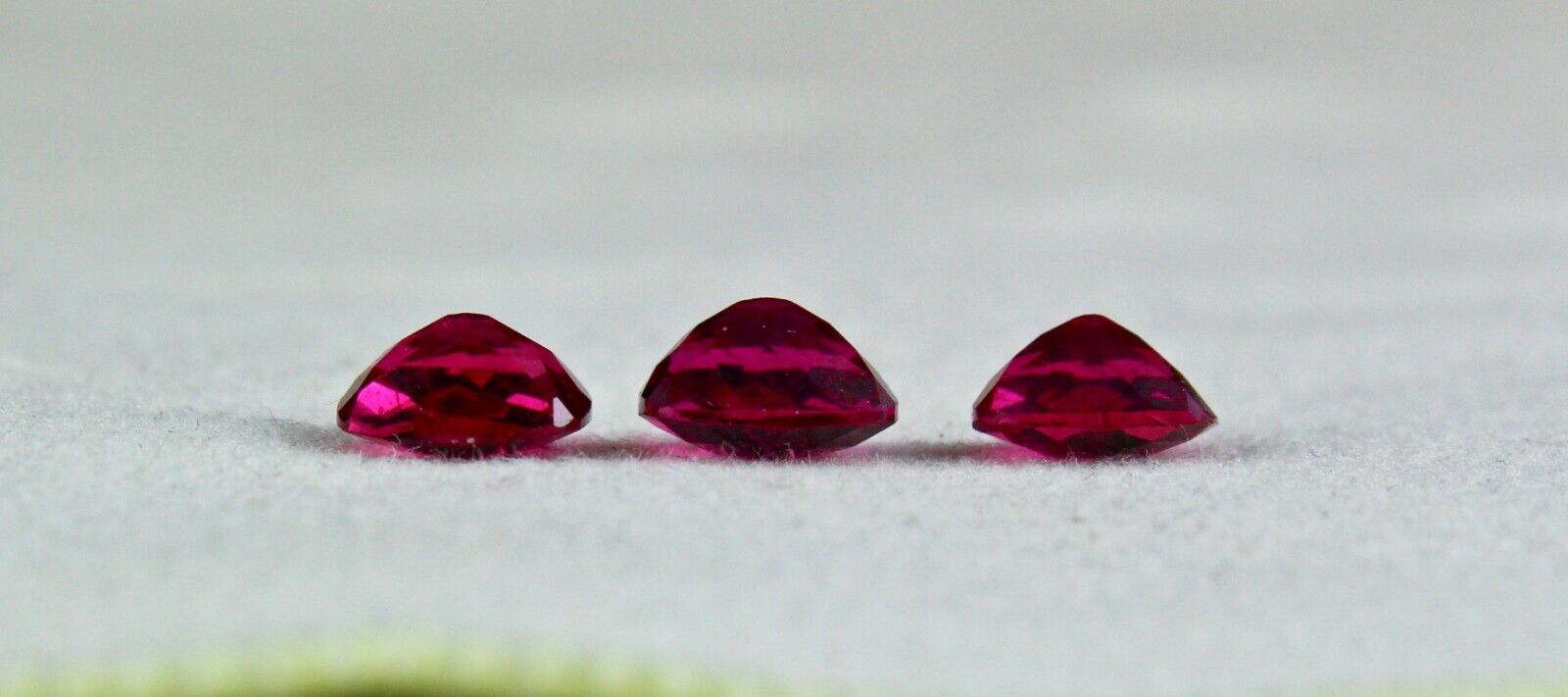 Natural Rubellite Pink Tourmaline Cut 3 Pcs 4.57 Ct Gemstone For Ring Pendant