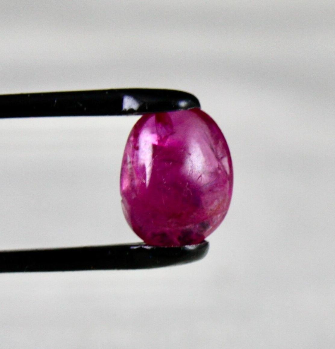 Certified Natural Burma Ruby Oval Cabochon 3.31 Ct Loose Gemstone Ring Pendant