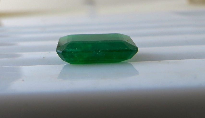 Certified Natural Emerald 12x9mm 3.71ct Octagon Gemstone For Ring/pendant