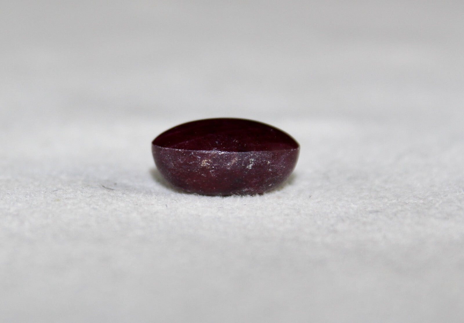 Certified Natural Star Ruby 6 Line Oval Cabochon 7.37 Ct Loose Gemstone For Ring