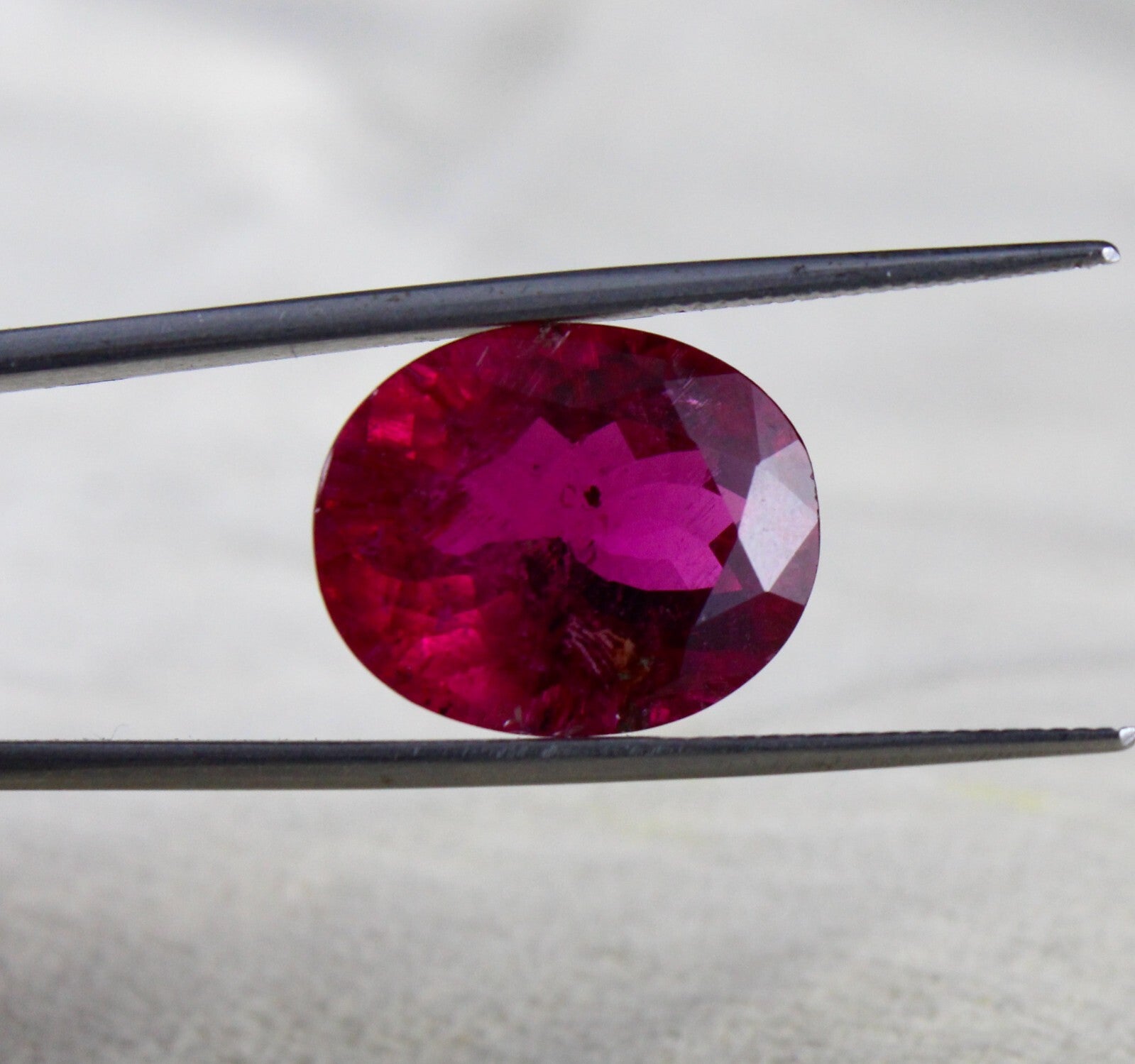 Certified Natural Pink Tourmaline Rubellite 12.81ct Gemstone Ring Pendant