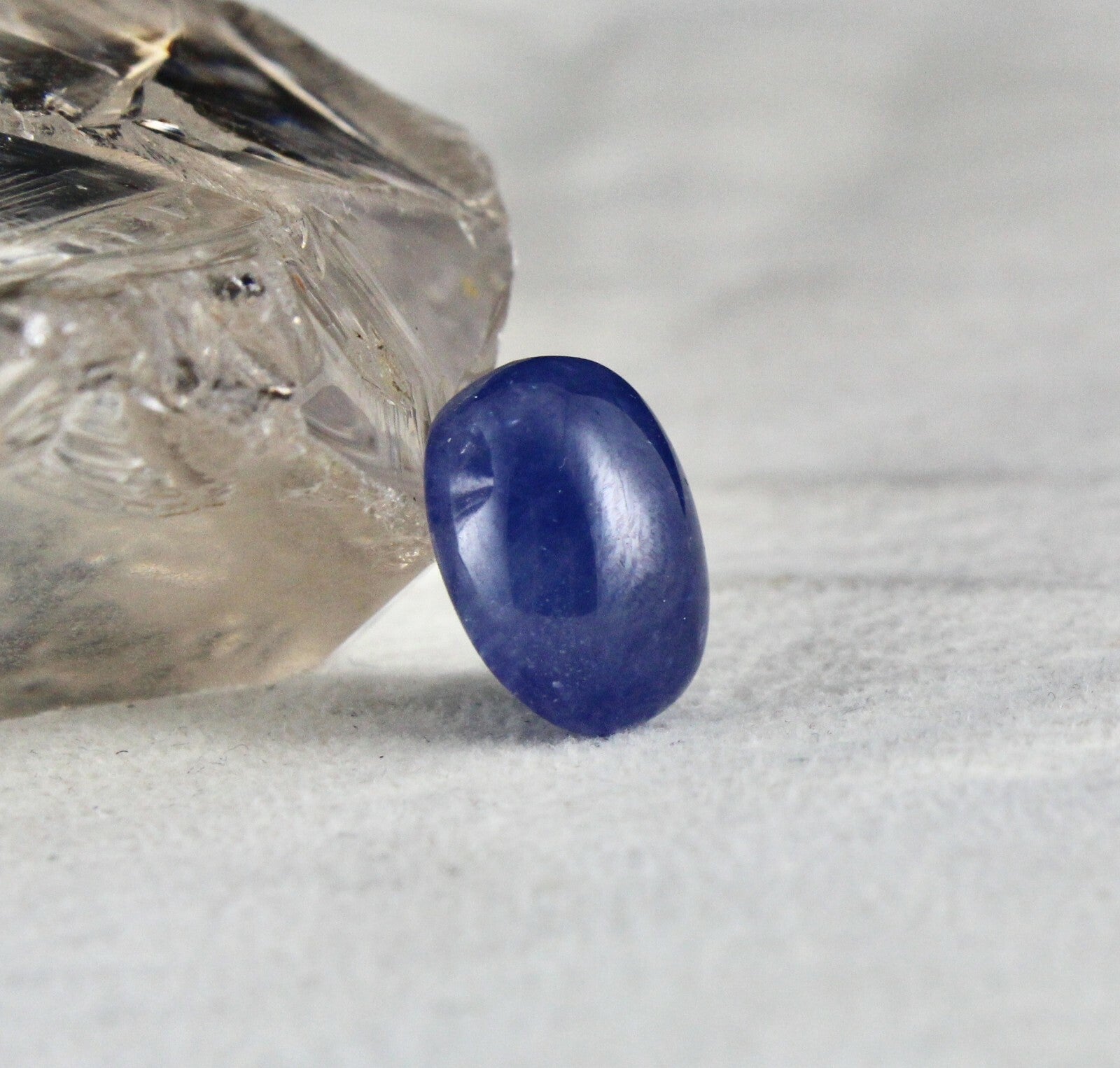 Certified Natural Blue Sapphire 15.32 Ct Oval Cabochon Ring Pendant