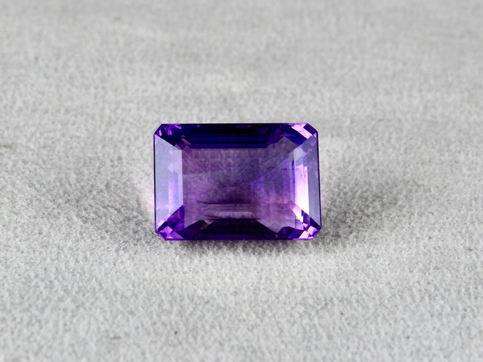 Natural Purple Amethyst 35.15ct Octagon Cut 22x15mm Gemstone For Pendant/ring