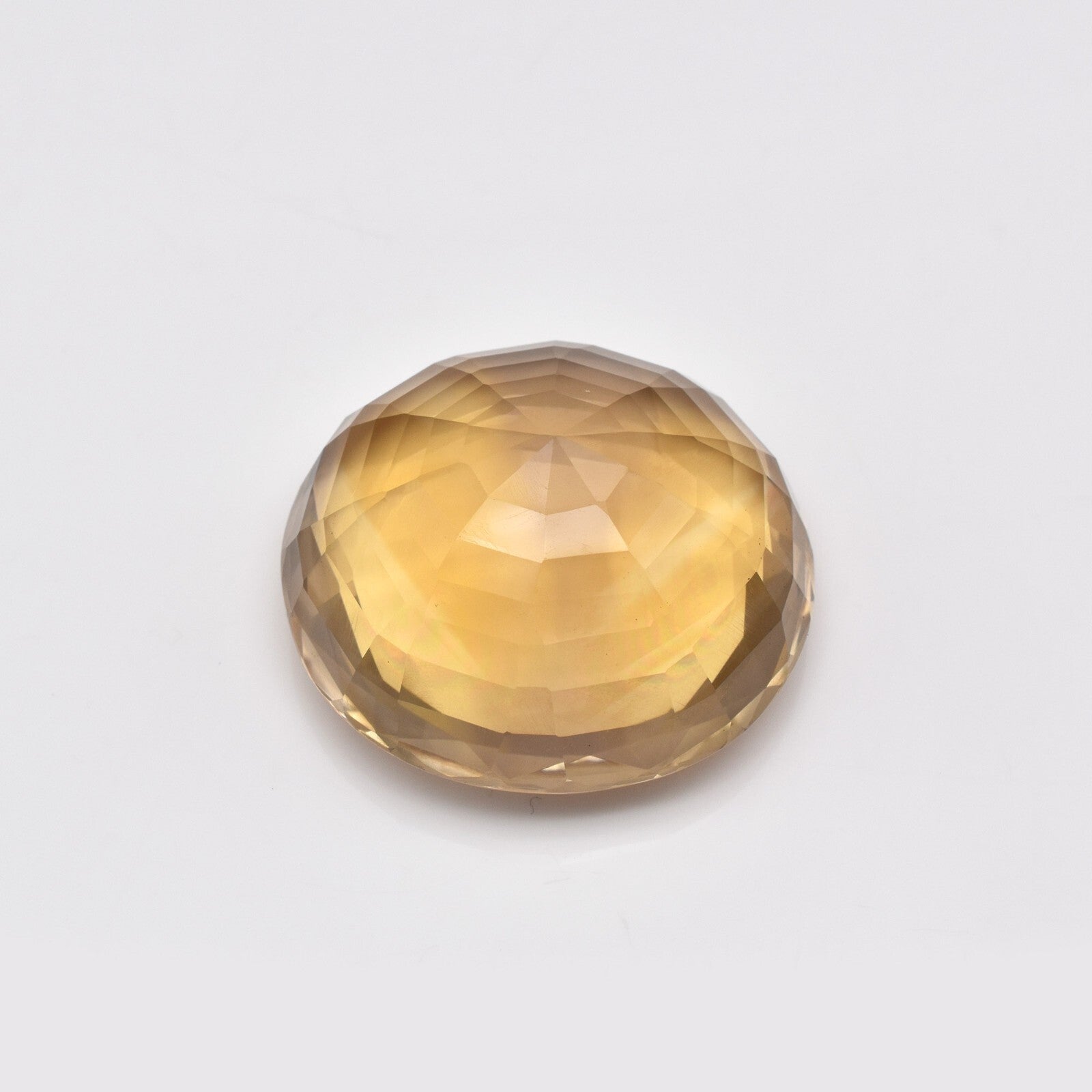 Certified Natural Yellow Citrine 172.50 Ct Oval Gemstone 38x36mm Silver Pendant