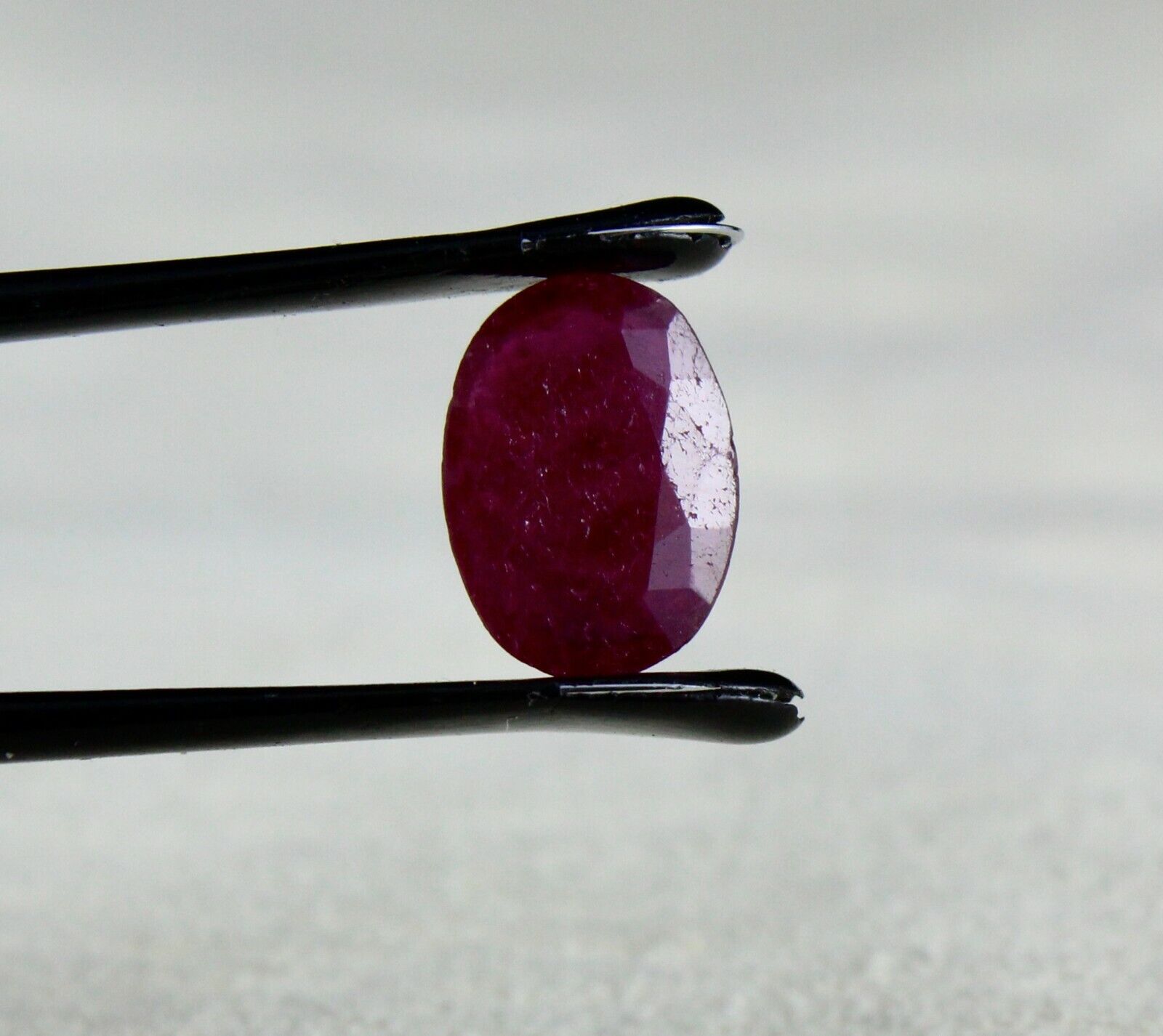 NATURAL RED UNTREATED RUBY OVAL CUT 2.19 CARATS ASTROLOGY GEMSTONE RING PENDANT