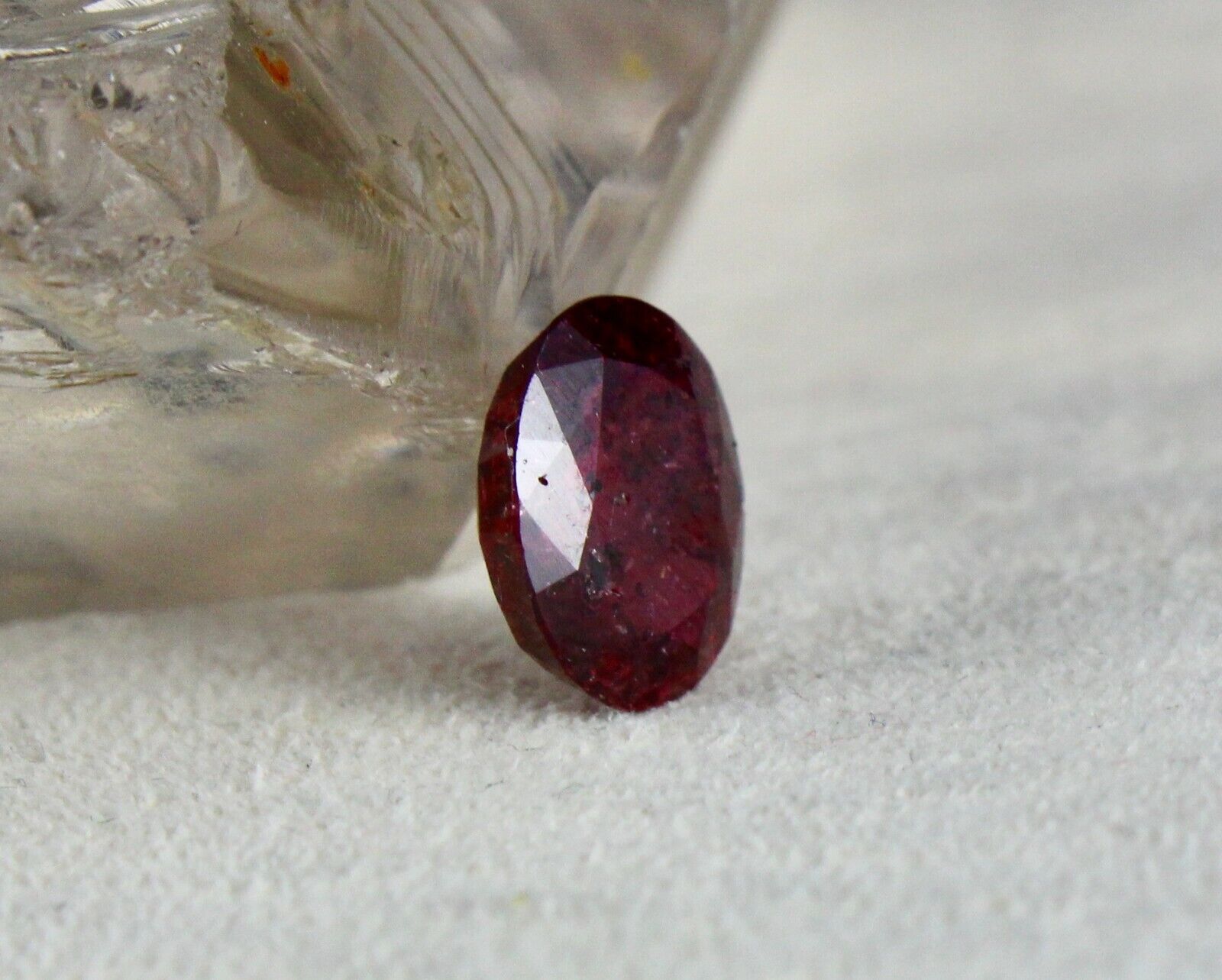 NATURAL RED UNTREATED RUBY OVAL CUT 5.38 CARATS ASTROLOGY GEMSTONE RING PENDANT