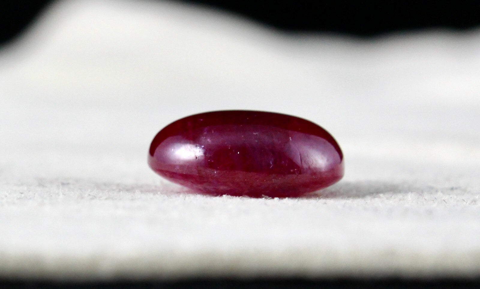 Certified Natural Untreat Burmese Ruby 10.56ct Oval Cabochon Loose Stone Ring