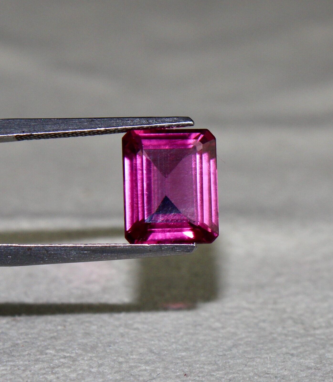Natural Rubellite Pink Tourmaline Octagon Cut 5.6 Ct Clean Gemstone Ring Pendant