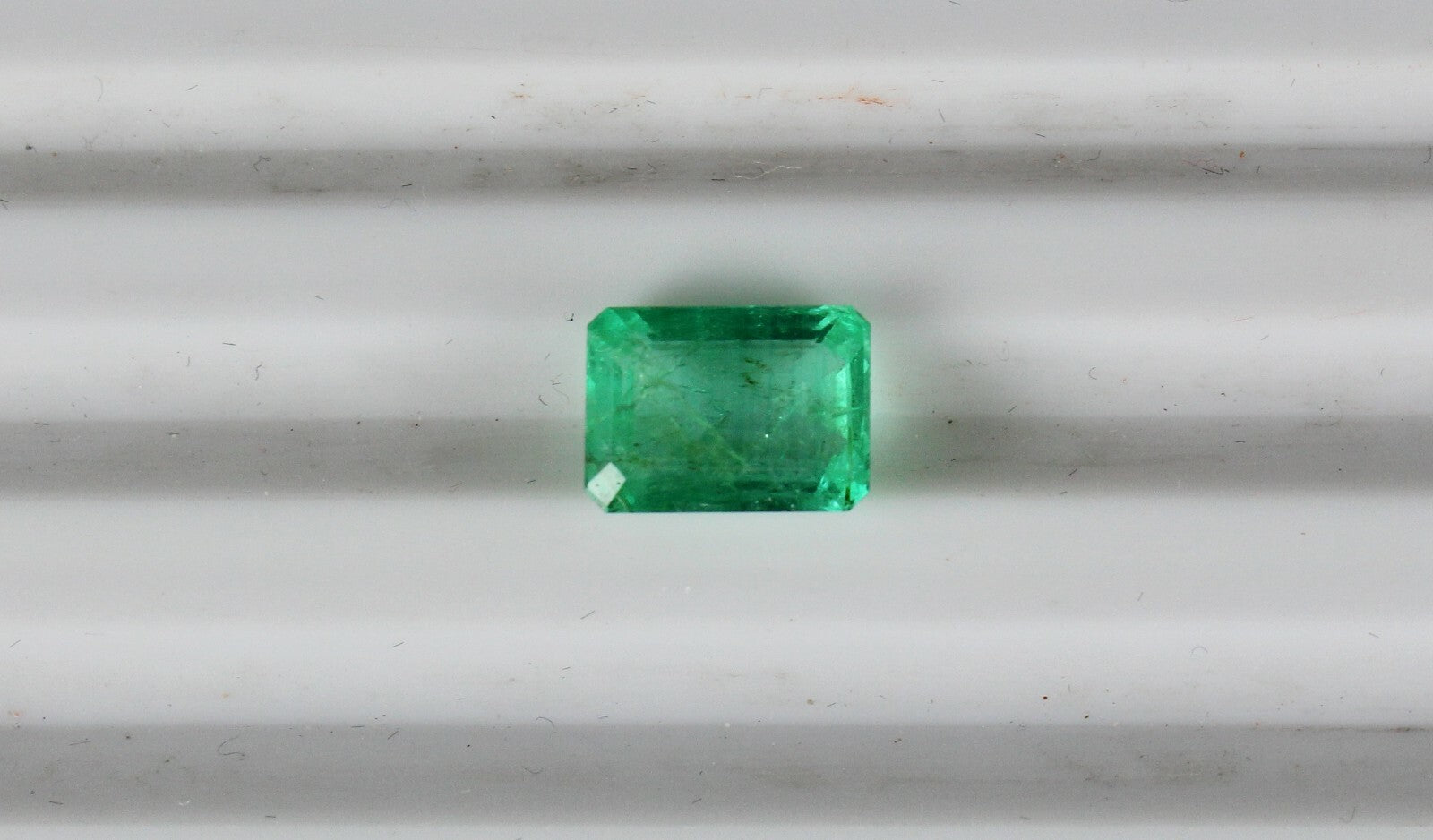 Certified Natural Colombian Emerald Octagon 3.71ct Sterling Silver Ring Pendant