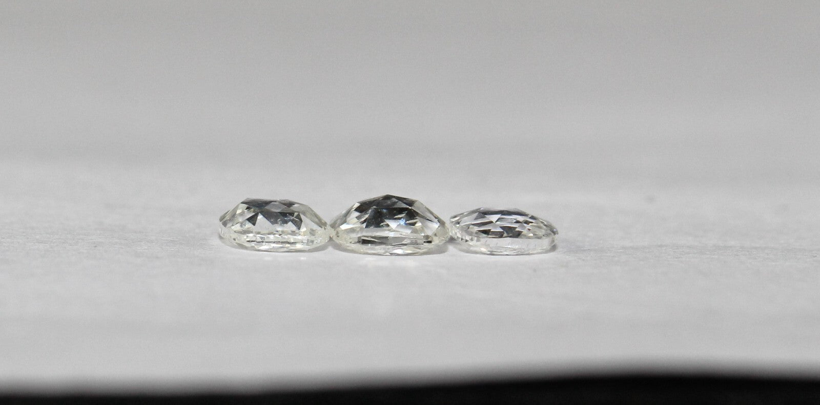 Certified Natural White Rose Cut Diamond 1.68ct Sterling Silver Earrings Set