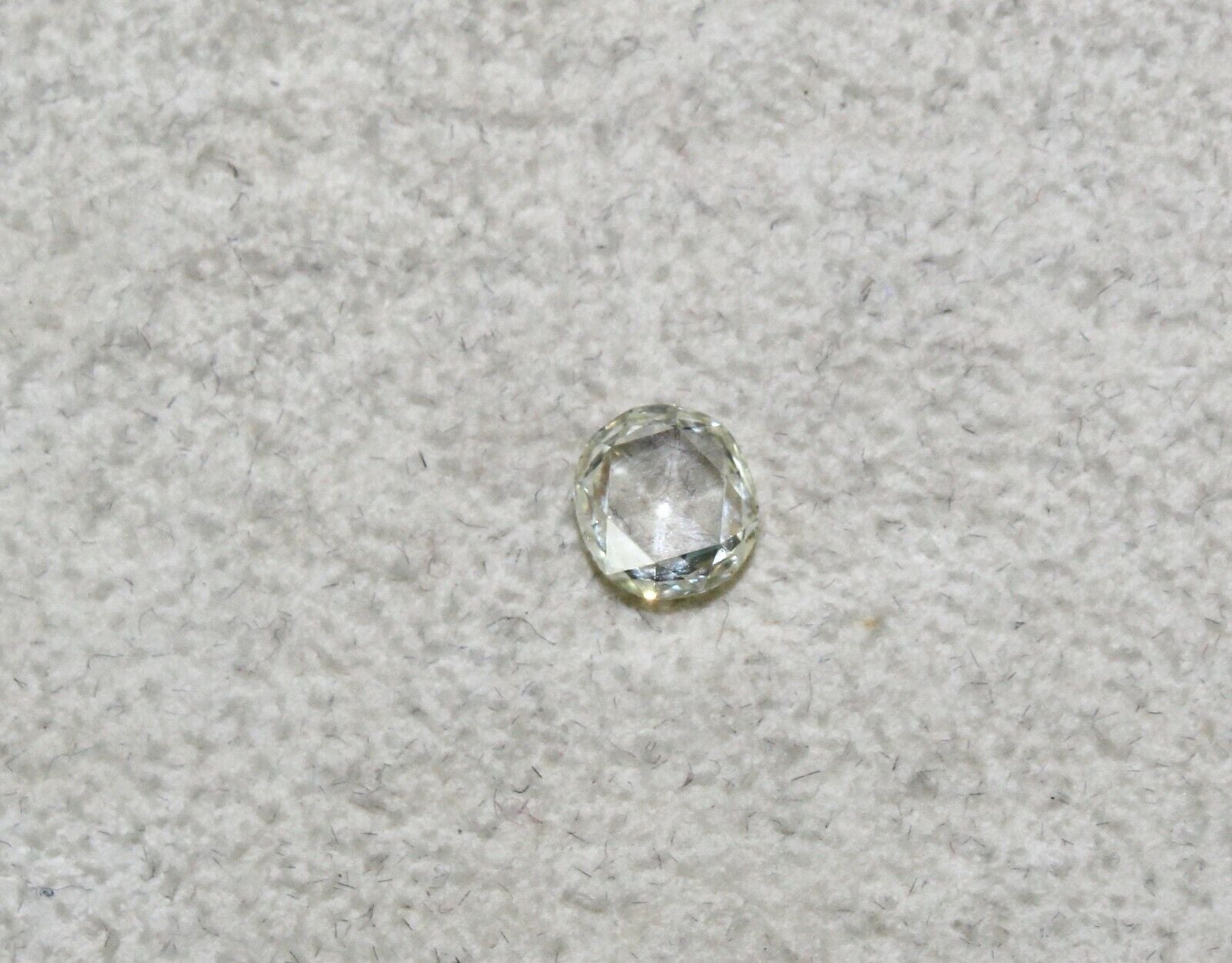 Natural Rose Cut Yellow Diamond Oval Shape 0.65 Cts Loose Stone For Ring Pendant