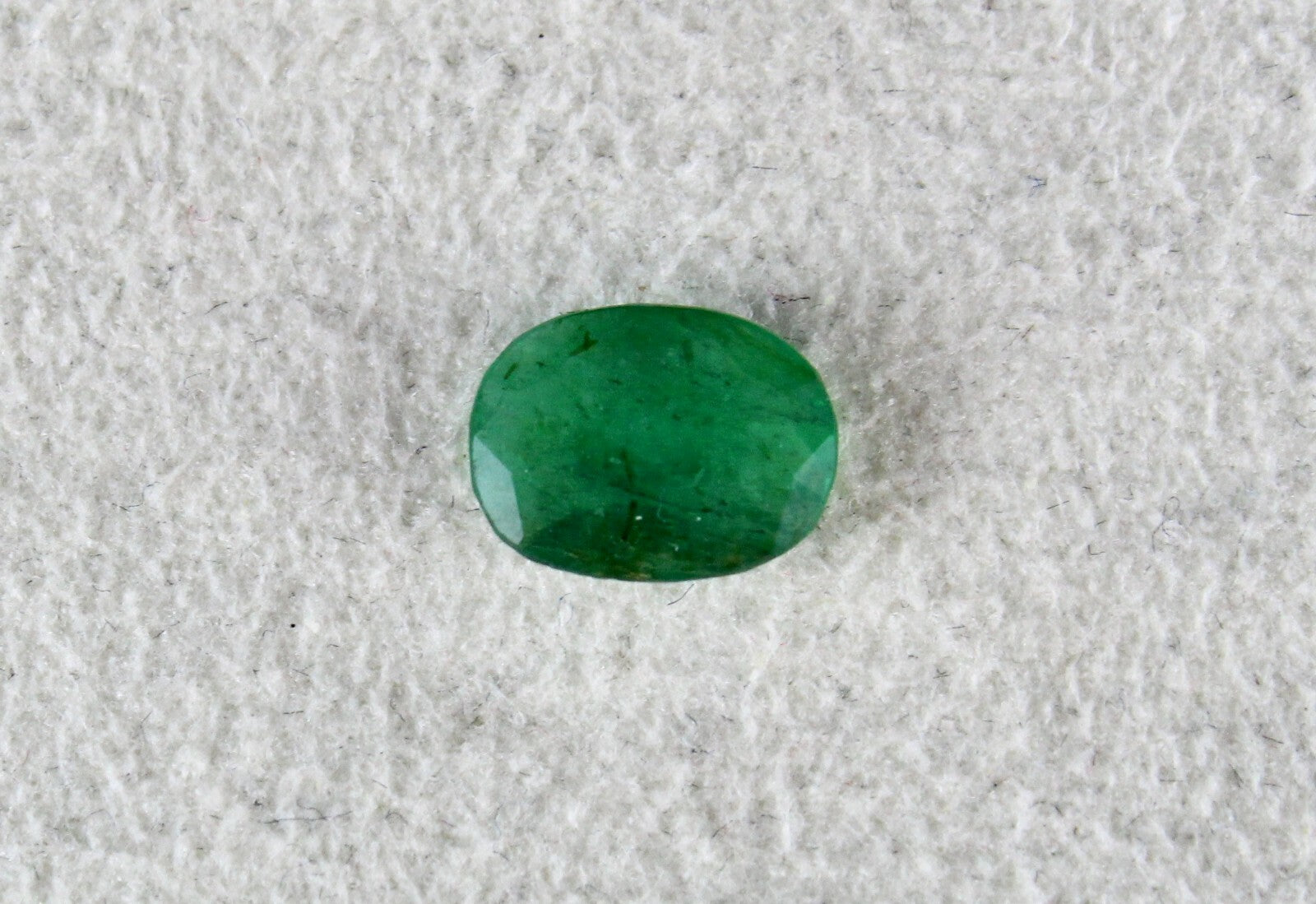 9x7mm Oval Emerald 1.22ct Zambian Untreated Gemstone Ring Pendant