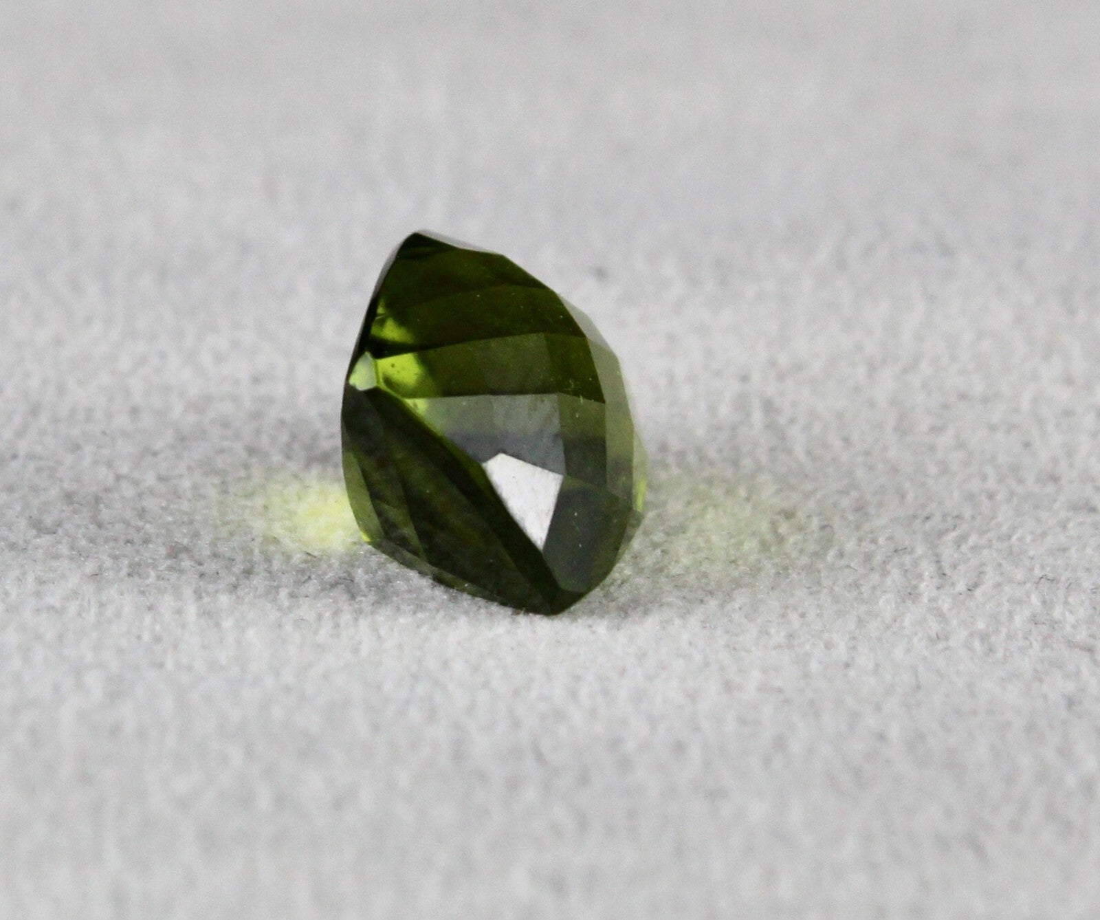 Green Vesuvianite Idocrase Gemstone Ring/pendant Cushion Cut 11.20 Ct