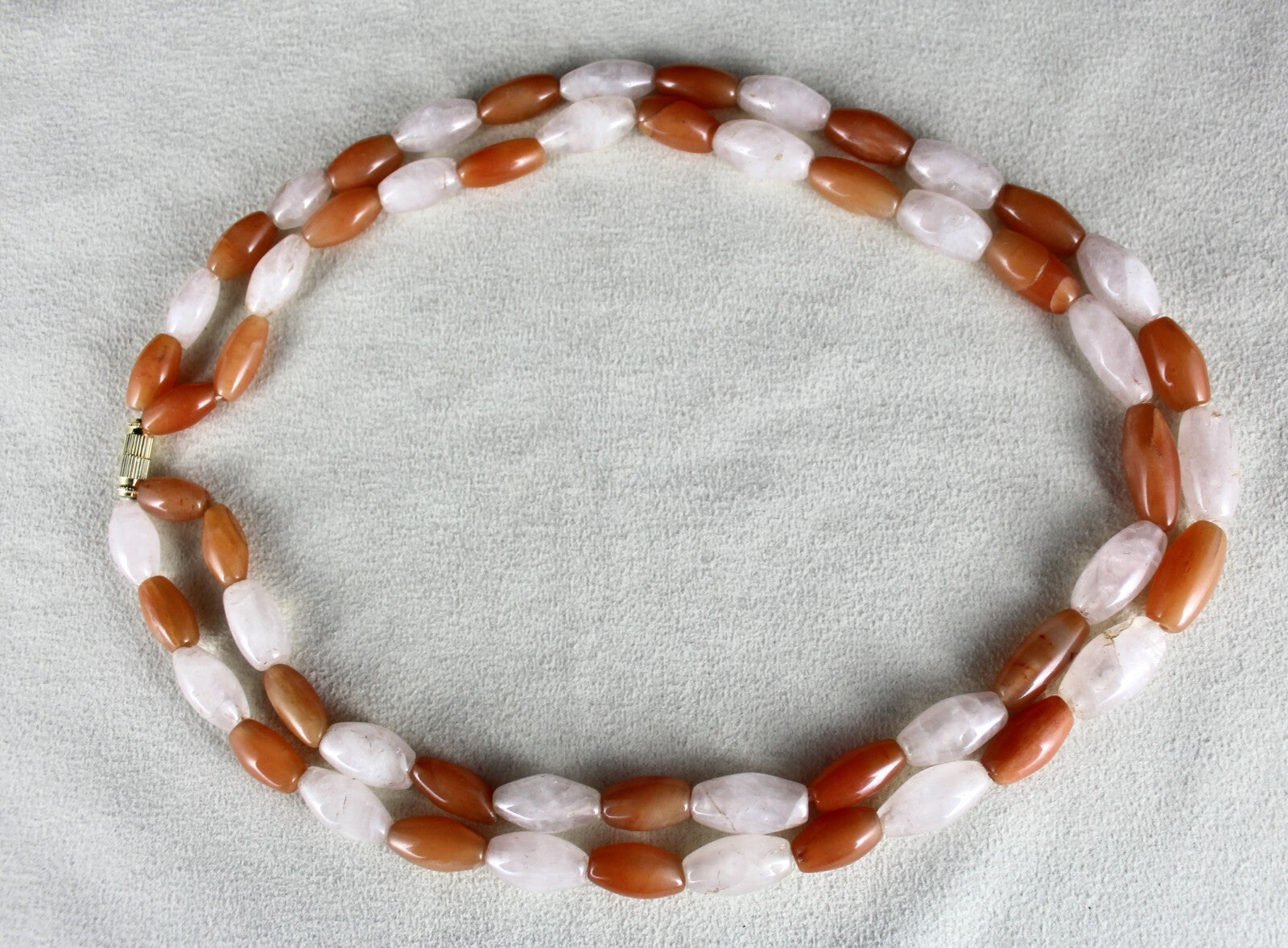 Natural Multi Quartz Beads 486 Ct Gemstone Fashion Necklace Long