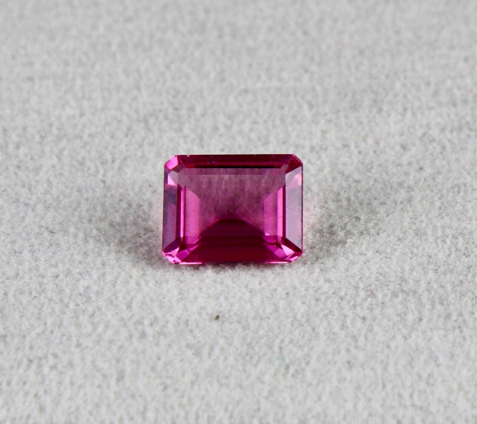 Natural Rubellite Pink Tourmaline Octagon Cut 5.6 Ct Clean Gemstone Ring Pendant
