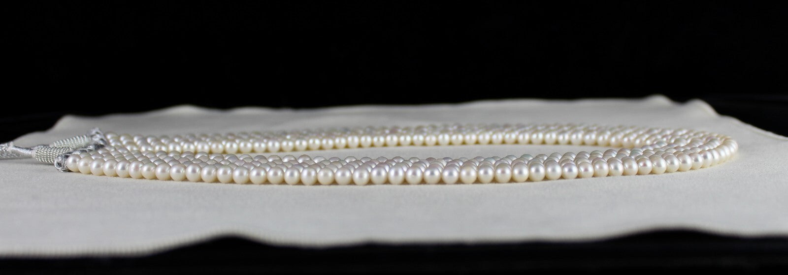 Genuine Freshwater Pearl Bead Round Gemstone Necklace 525ct Fashion 5l