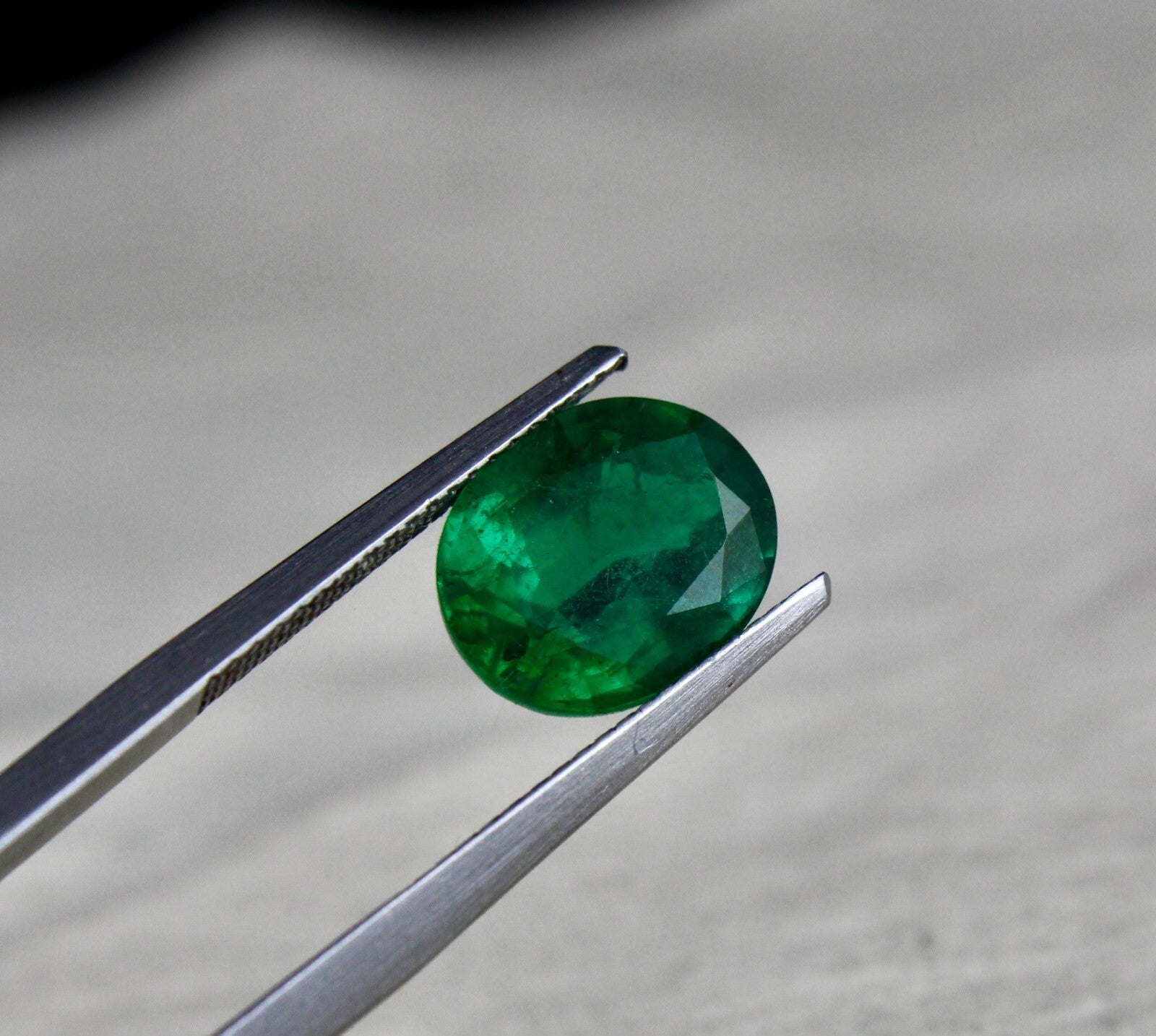 Certified Natural Zambia Emerald Oval Cut 11x9mm 4ct Loose Gemstone Ring