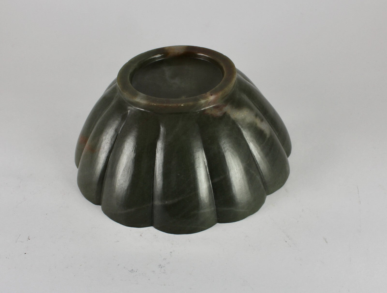 Natural Green Agate 2320ct Carved Gemstone Bowl Round For Home Decor