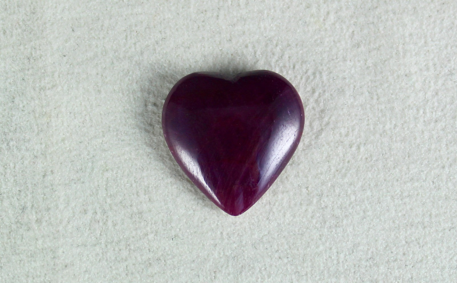 Natural Ruby Heart Cabochon Gemstone 28.68ct 22x21mm Ring Pendant For Women