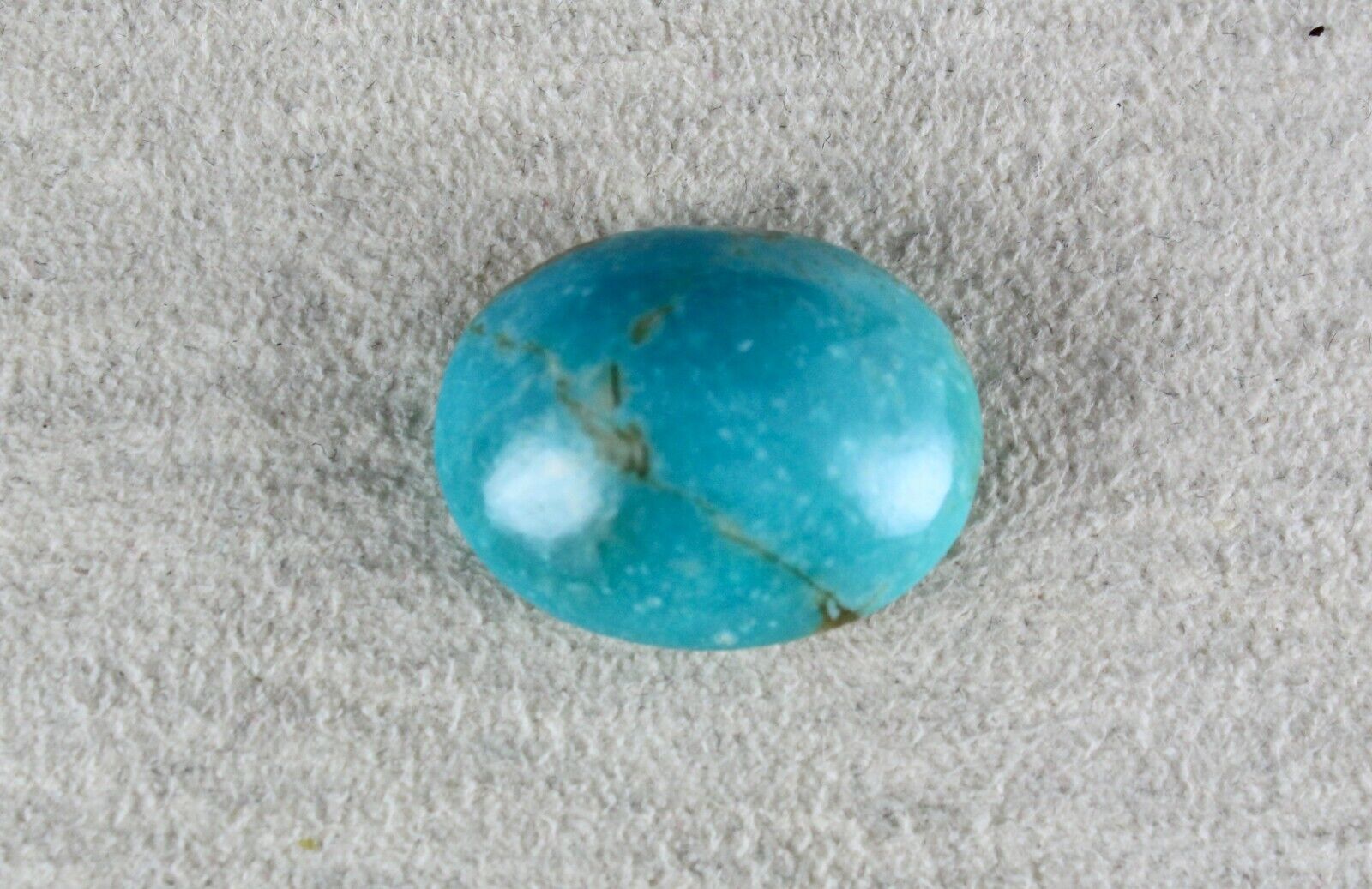 NATURAL TURQUOISE CAB OVAL 20x16 MM 15.90 CARATS GEMSTONE RING PENDANT DESIGNING