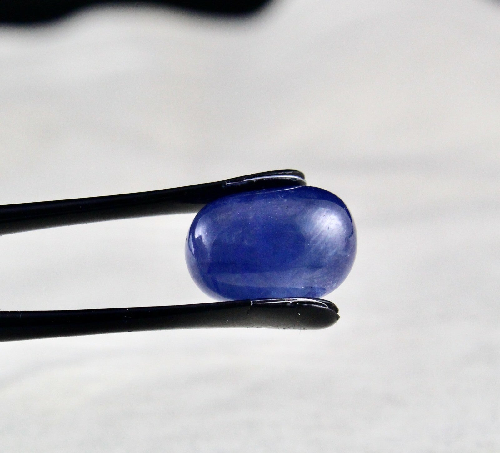 Certified Natural Blue Sapphire 15.32 Ct Oval Cabochon Ring Pendant