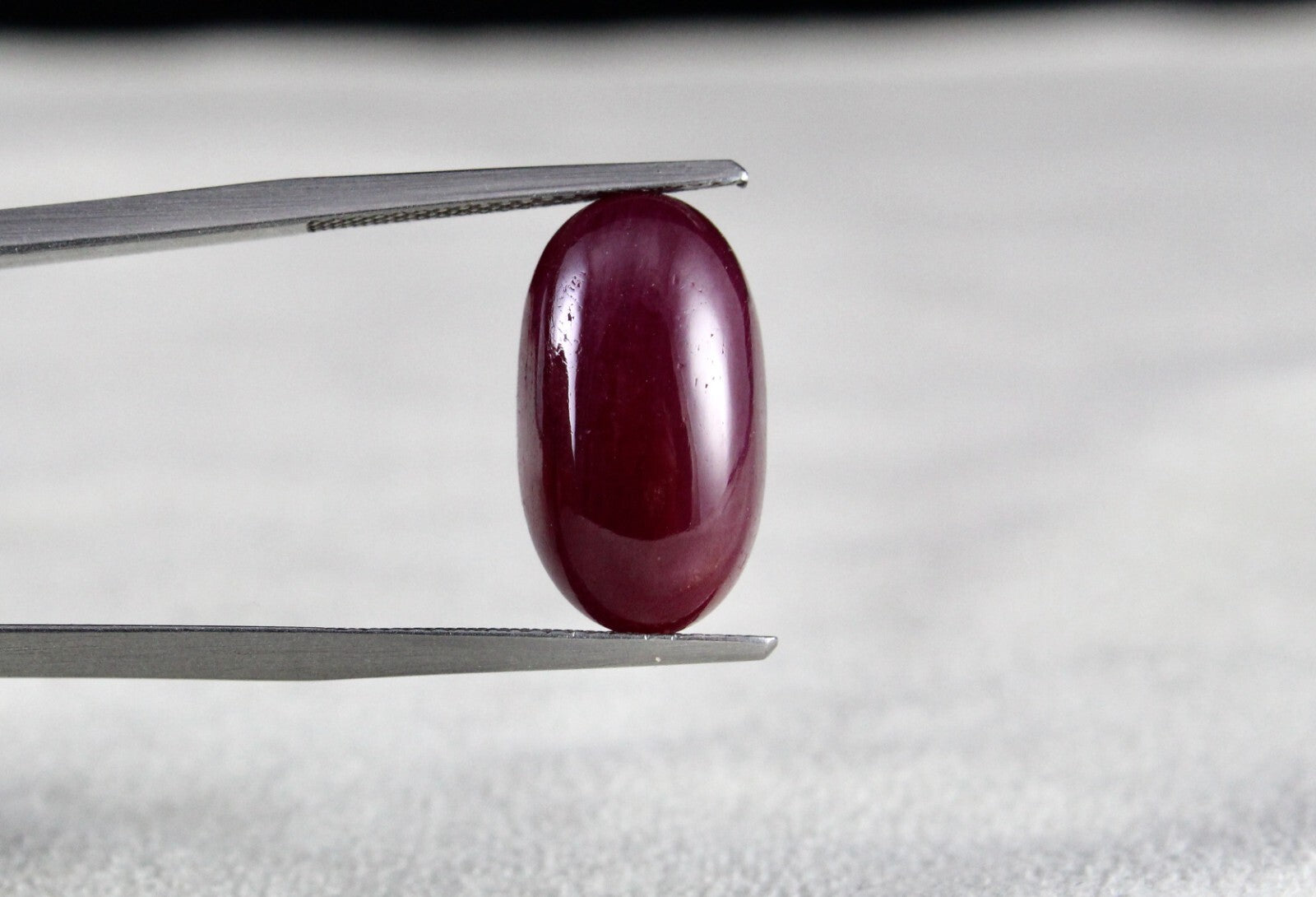 Certified Natural Ruby Oval Cabochon 13.08 Ct Gemstone Ring Pendant