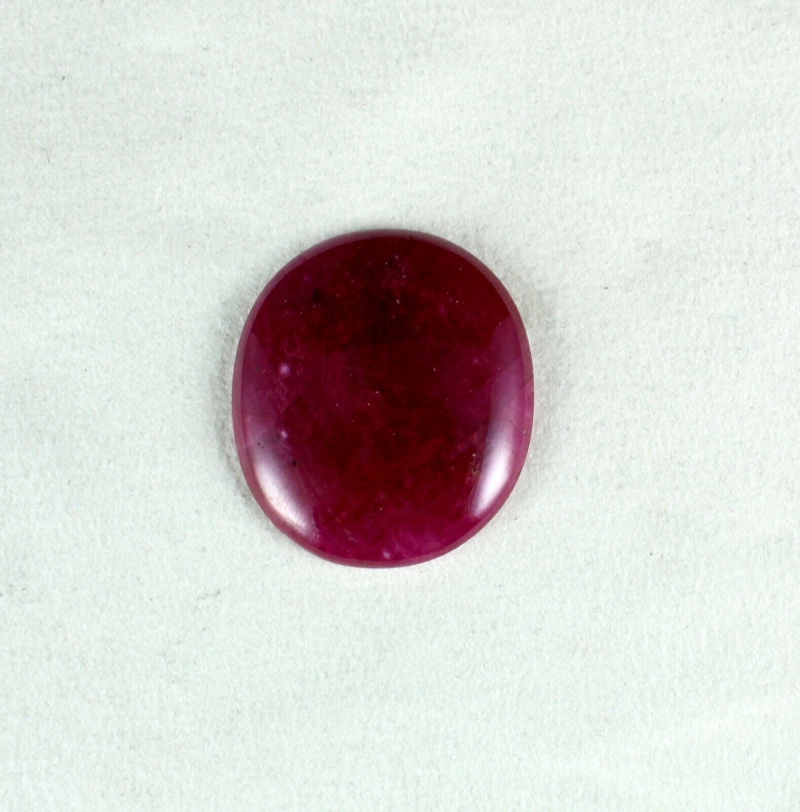 NATURAL HEATED MOZAMBIQUE RUBY OVAL CAB 37X32 MM 90 CARATS GEMSTONE RING PENDANT