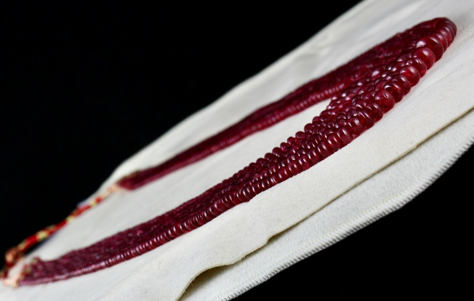 Natural Certified Spinel Beads Round 7 L 692 Ct Fine Gemstone Important Necklace