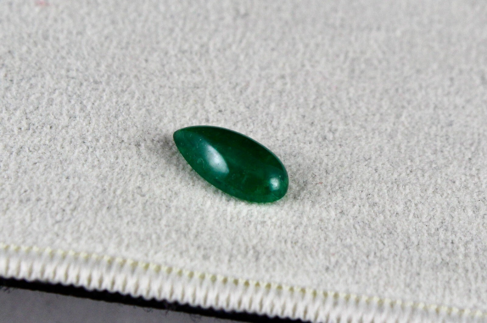 Natural Zambian Emerald Pear Cabochon 2.29 Ct Loose Gemstone For Ring Pendant