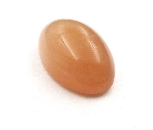 Natural Orange Moonstone 64ct Oval Semi Precious Gemstone For Ring Pendant