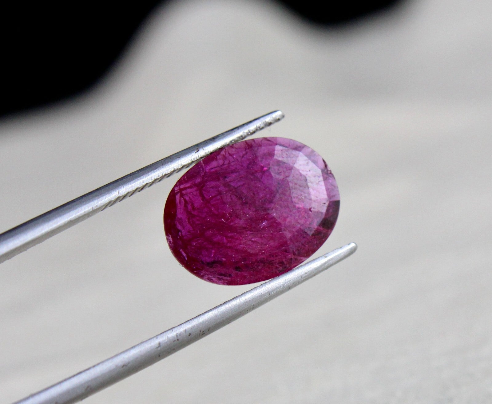 Certified Natural Ruby 3.57 Ct Oval Mozambique Noheat Stone For Ring Pendant