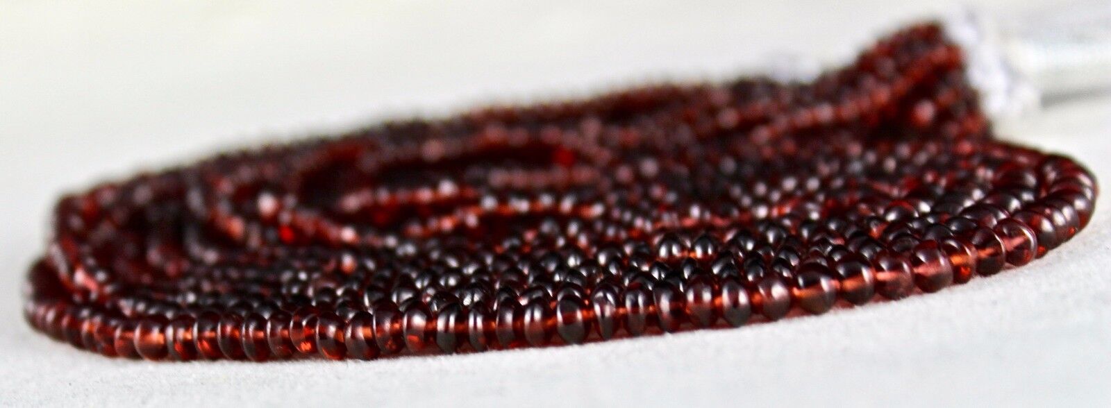 Natural Red Garnet Round 6 L 523 Ct Gemstone Fashion Beaded Necklace Accessories