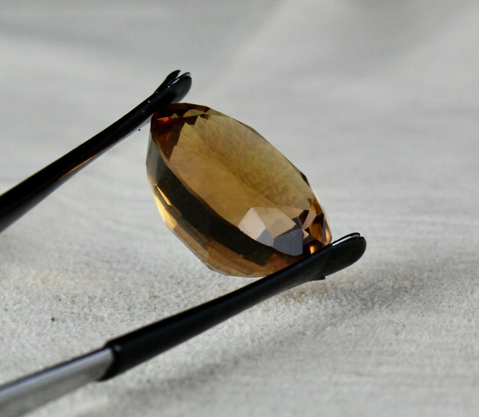 NATURAL CITRINE GOLDEN TOPAZ OVAL CUT 22X20 MM 34.35 CARAT GEMSTONE PENDANT RING