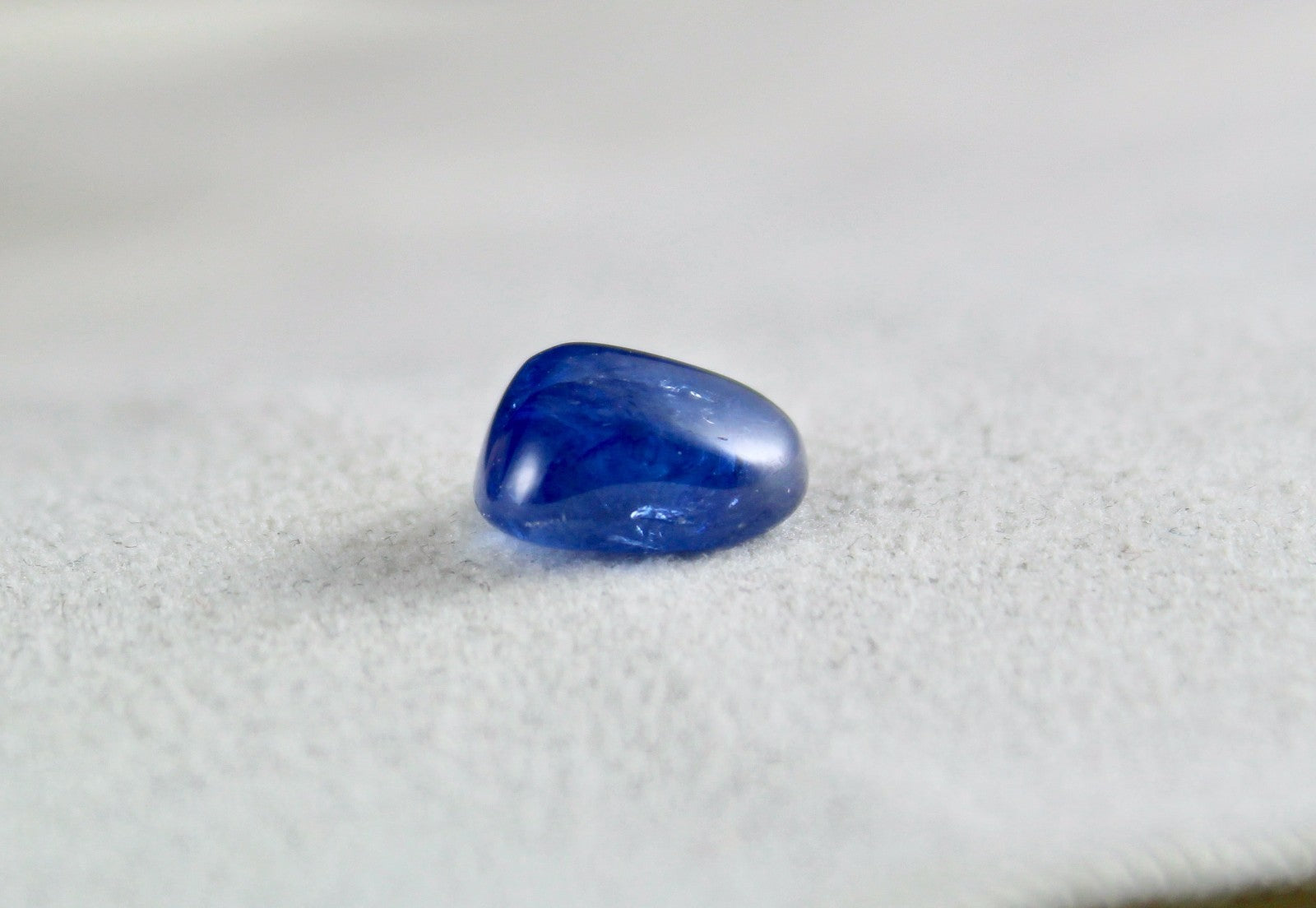 Certified Natural 8.83 Ct Blue Sapphire Oval Cabochon Gemstone For Ring/pendant