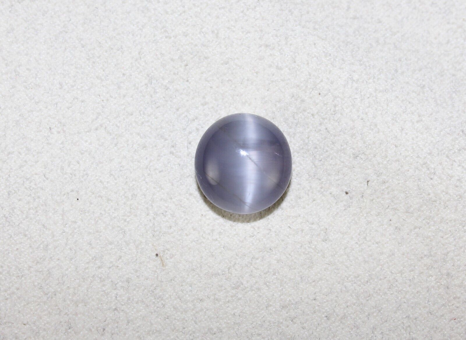 Certified Natural Blue Iolite Cat's Eye Cabochon 8.97 Ct Gemstone Ring Pendant