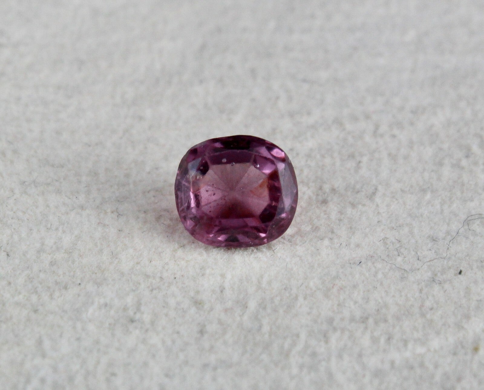 Certified Natural Antique Spinel Laladi 3.32ct Cushion Gemstone For Ring Pendant