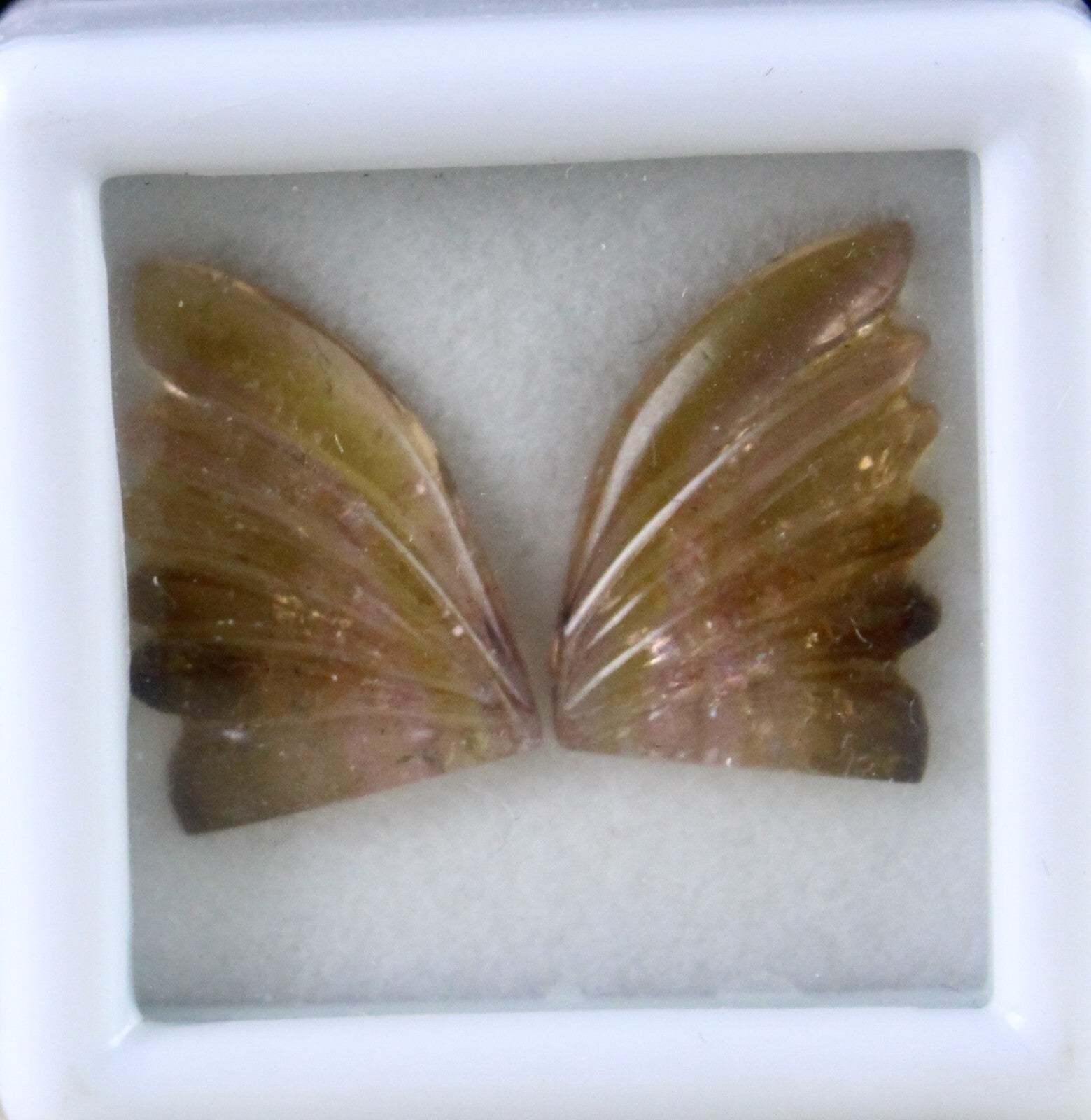 Natural Multi Color Tourmaline 7.70 Ct Carved Gemstone For Pendant Earring