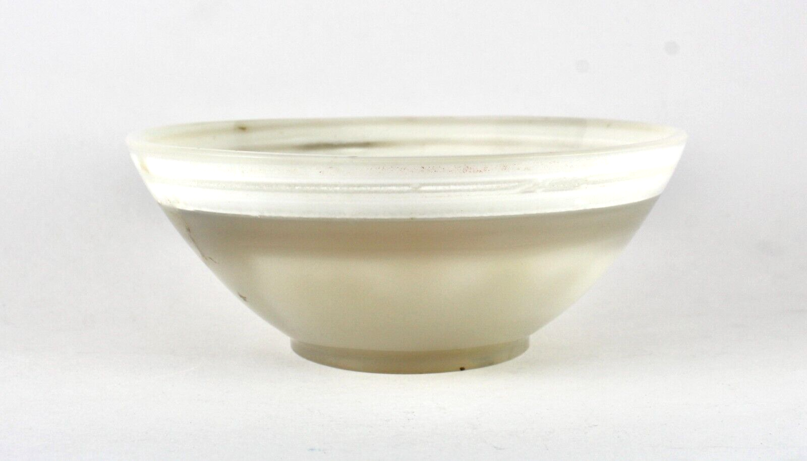 Hand Crafted Natural Chalcedony Carved Round 1955 Cts gemstone Bowl Home Decor