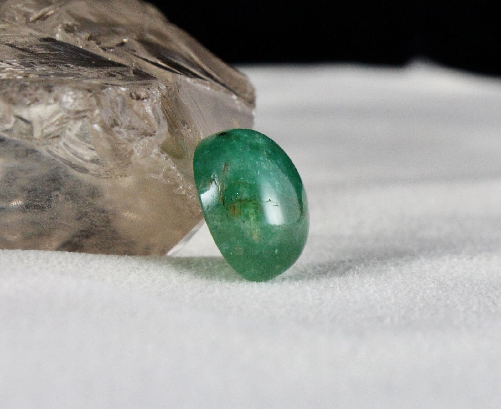 Certified Antique Emerald 16.56 Ct Natural Oval Cabochon Loose Gem Ring Pendant