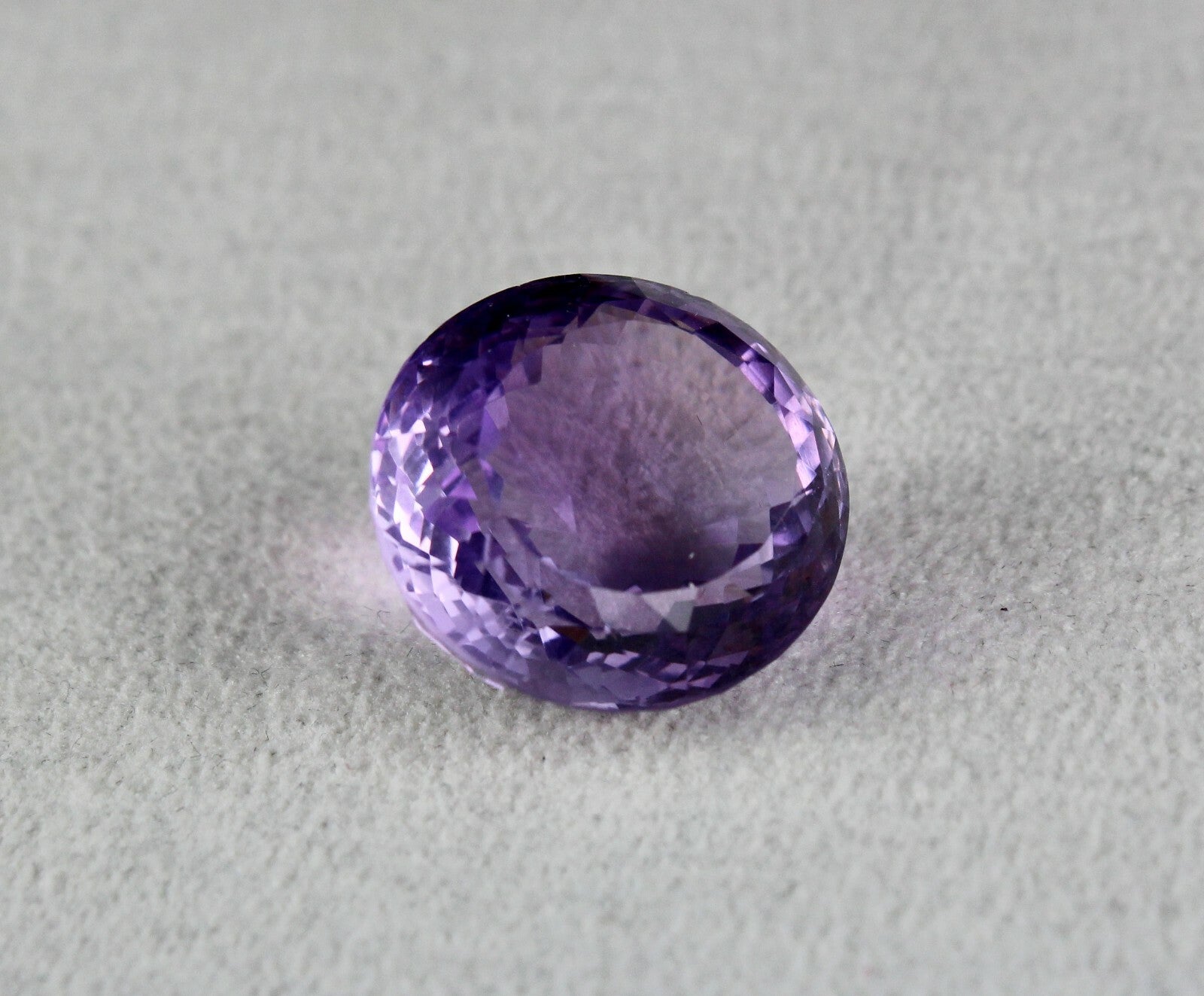 Natural Amethyst Oval Cut 25.65 Ct Gemstone Ring Pendant 20x18 Mm