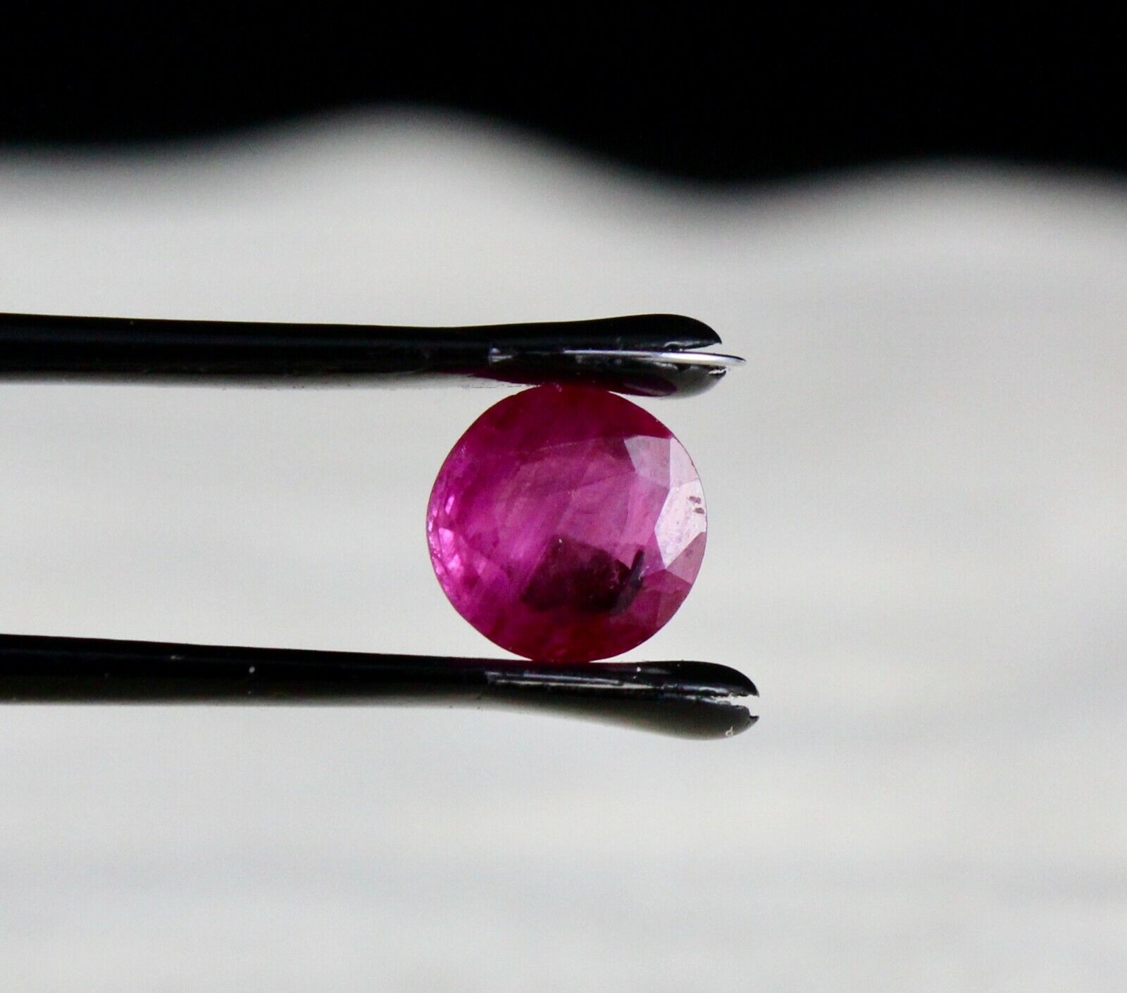 GTL CERTIFIED NATURAL HEATED BURMA RUBY ROUND CUT 1.61 CTS GEMSTONE RING PENDANT