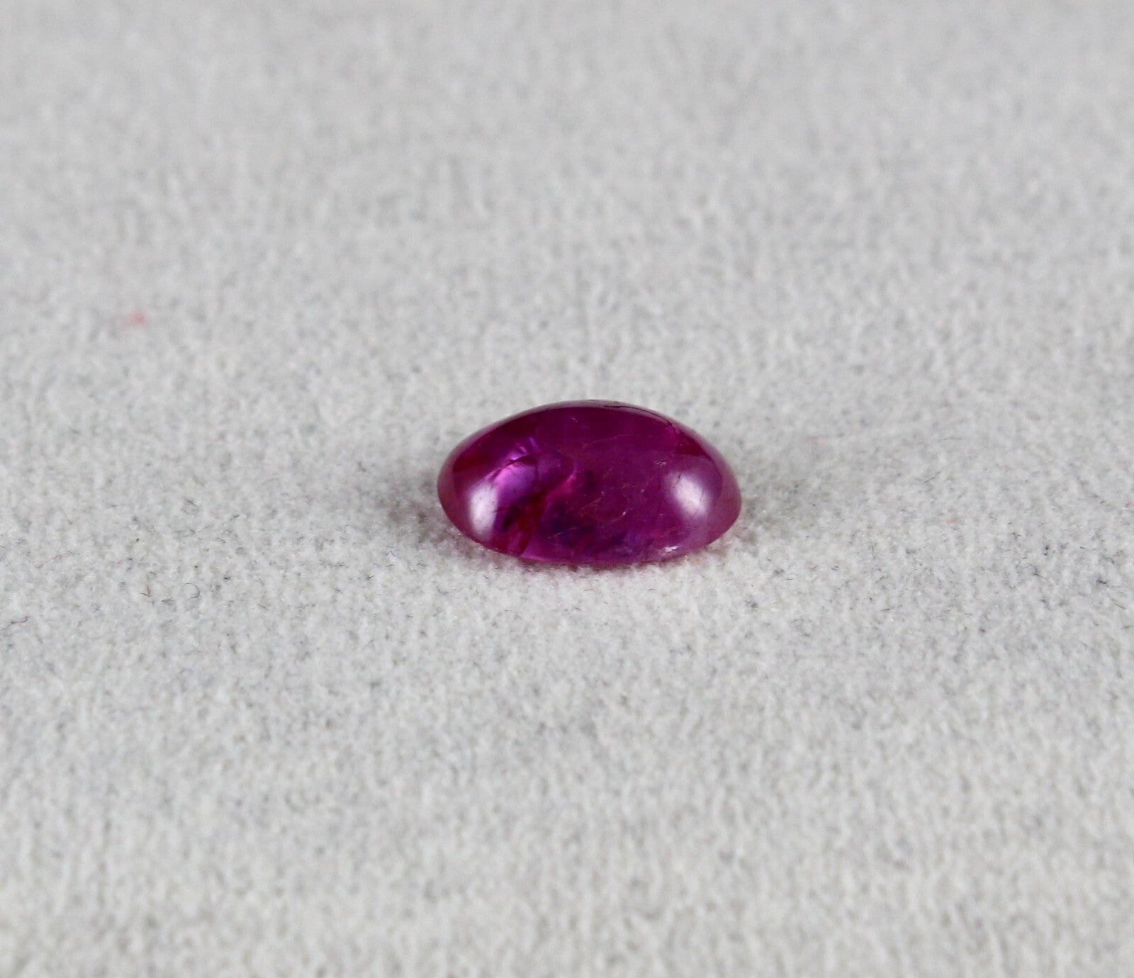 Certified Natural Burma Ruby Oval Cabochon 3.31 Ct Loose Gemstone Ring Pendant