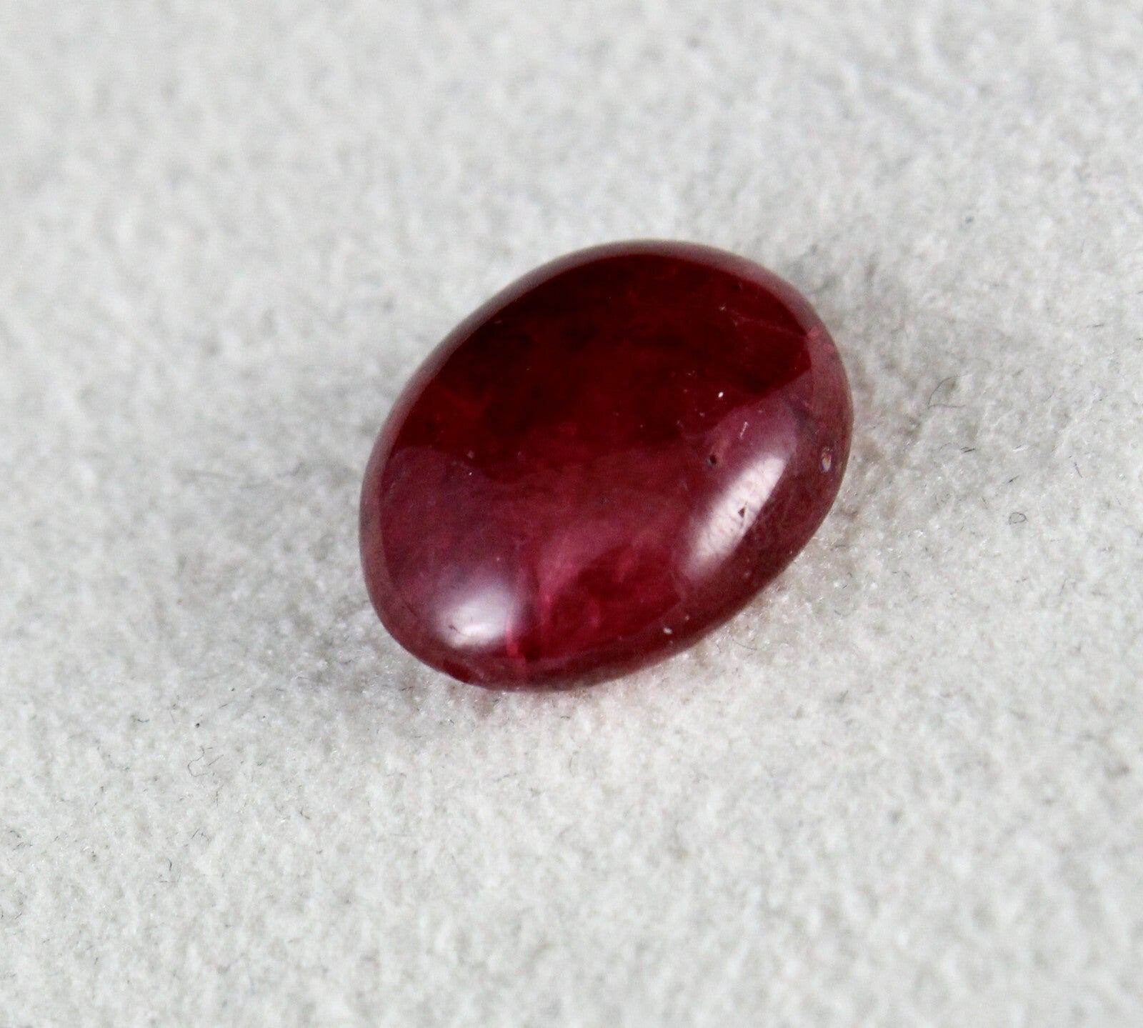Certified Natural Red Spinel 9.46 Ct Cabochon 14x12mm Oval Gemstone Ring Pendant