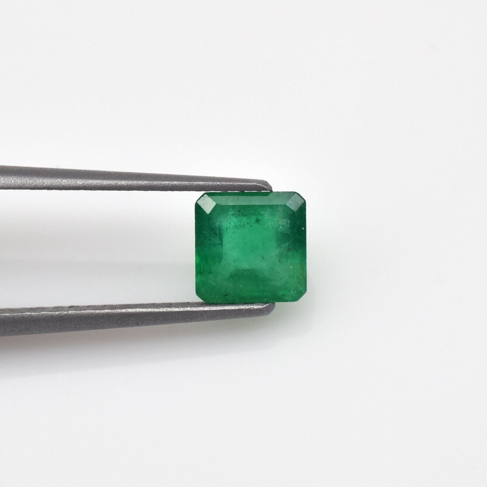 Natural Emerald Square 6mm 0.81 Ct Gemstone Ring/May Birthstone/Gift for her