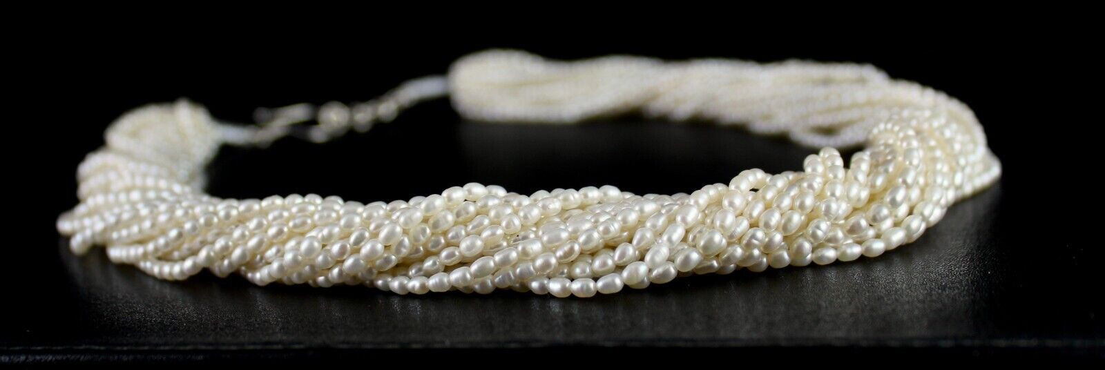 GENUINE FRESH WATER PEARL BEADS LONG 20 L 717 CARATS GEMSTONE FASHION NECKLACE